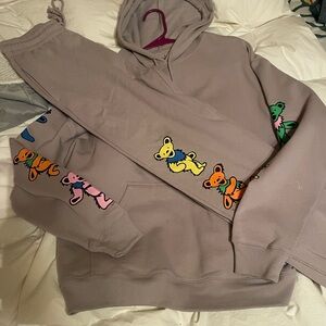 Grateful Dead Tan Hoodie and Sweatpants